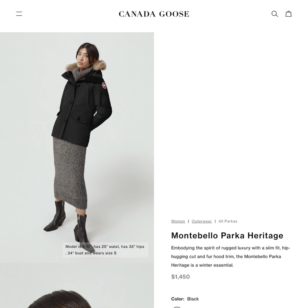 Canada goose Montebello Parka Heritage